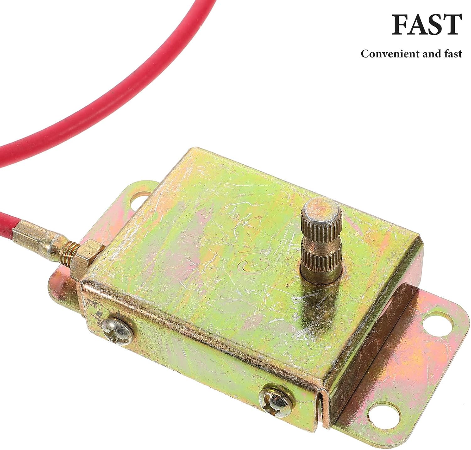 Electric Tricycle Shift Cable Kit Variable Speed Gear Lever | Iron Rubber Plastic Build, Easy Operation and Smooth Shifting, Easy Installation for Electric Tricycle Use