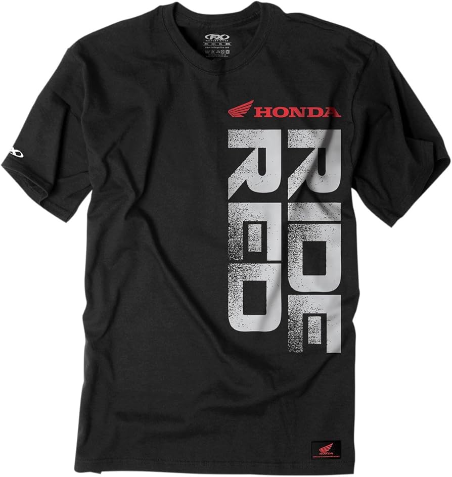 Factory Effex Honda 'Ride Red' Vert T-Shirt (Black, XX-Large