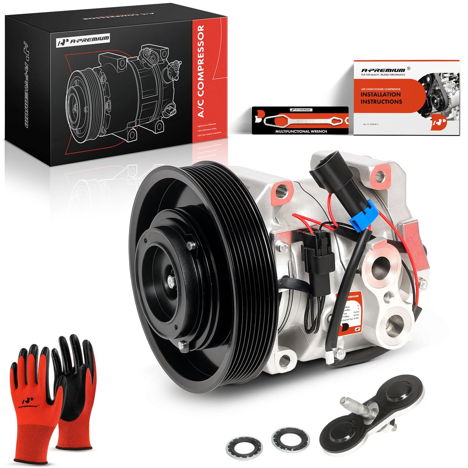 Amazon.com: A-Premium Air Conditioner AC Compressor with Clutch