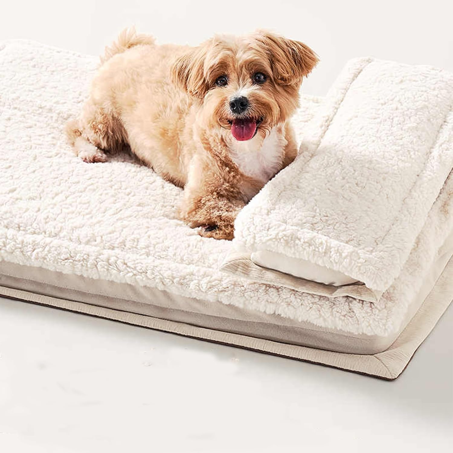 Winter Dog Bed, Warm Pet Sofa Couch for Small and Medium Pet, Removable and Washable Puppy Mat for Sleeping Indoor