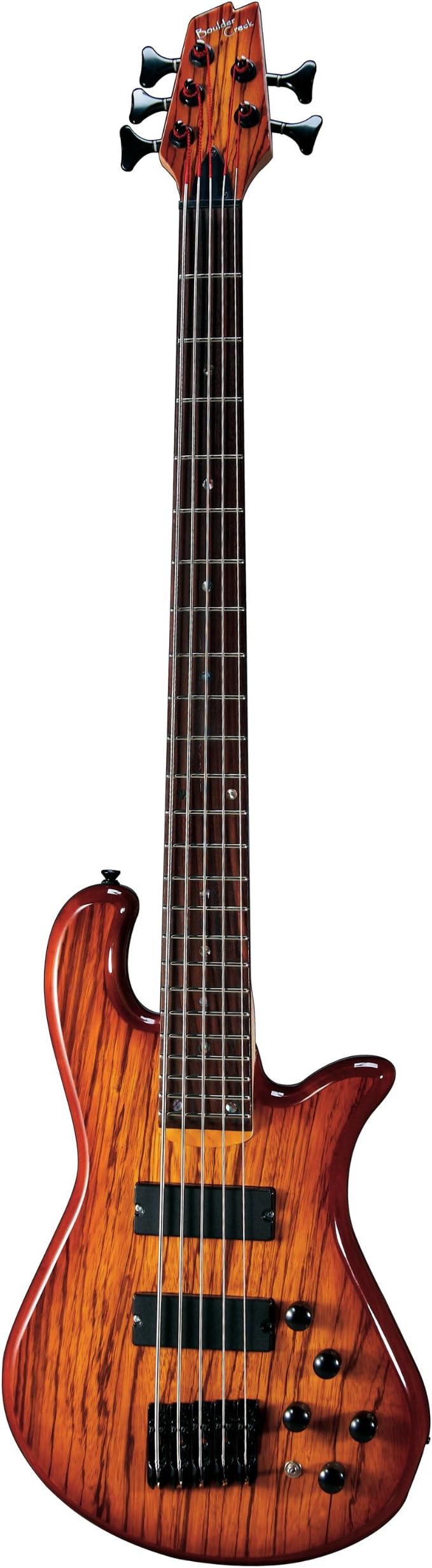 Boulder Creek Guitars RB-ZW5 5-Strings Bass Guitar, Natural Gloss