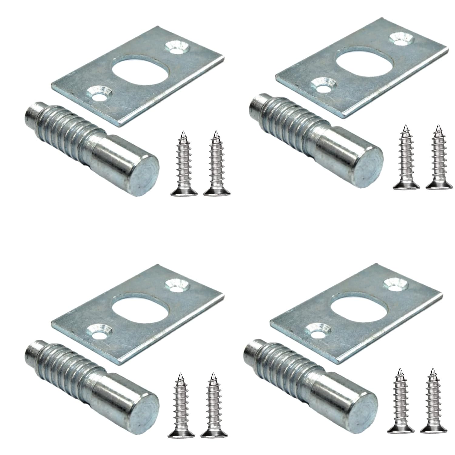 TERF® Heavy Duty Steel Hinge Bolts including Fixing Screw for Door