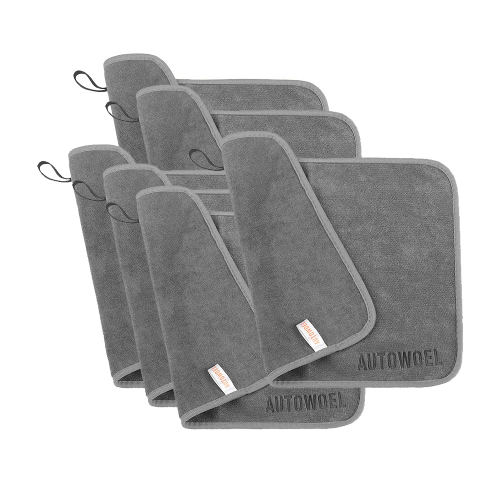 45 45cm Thickened Microfiber Cloths Set 6Pcs Lint-Free Moisture-Absorbing for Motorcycle Car Care Streak-Free Cleaning Cloths Blue