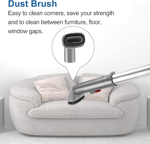 Miniatura 7 de Paquete de 3 herramientas de tapicería, herramienta para grietas y cepillo para polvo compatible con Shark Navigator Lift-Away Aspiradora modelos