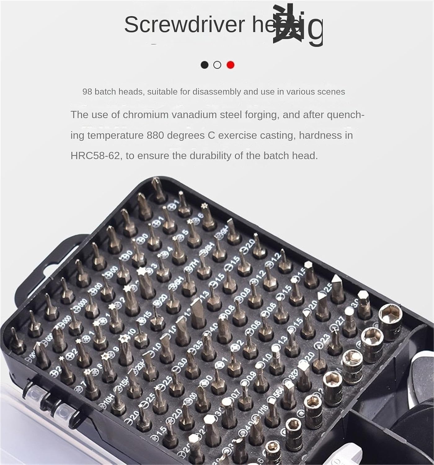 ソケットレンチ 工具セット 115ピースの一般家庭用ハンドツールキット、ドライバーセット、ポータブル収納ケース付き ガレージツールセ