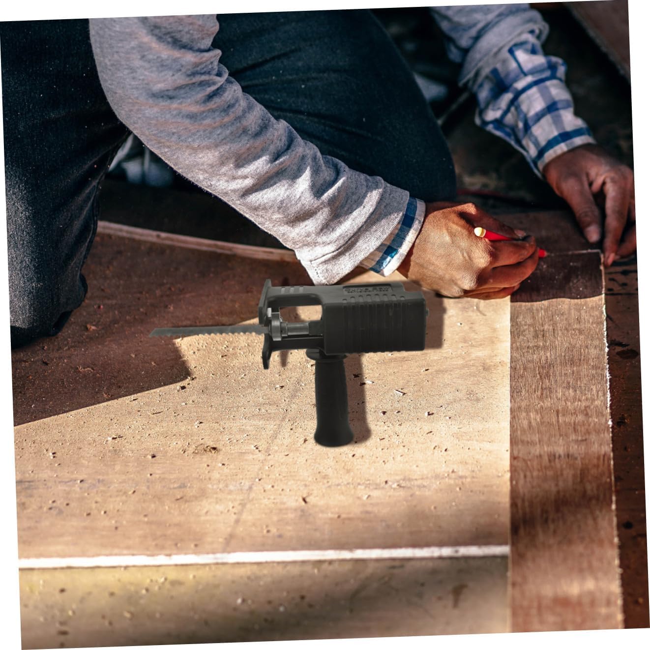 Power Drill Converter Attachment for Reciprocating Saw