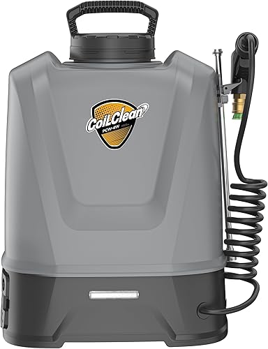 Lavadora a presión portátil ZPB140 con tanque de agua de 3.5 galones, Port A Blaster para limpieza de bobina HVAC, limpiador de bobina con chorro