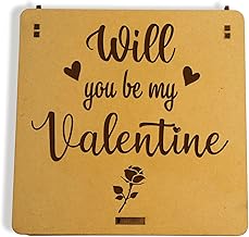 Mdf Wooden Message Box (Will You Be My Valentine)