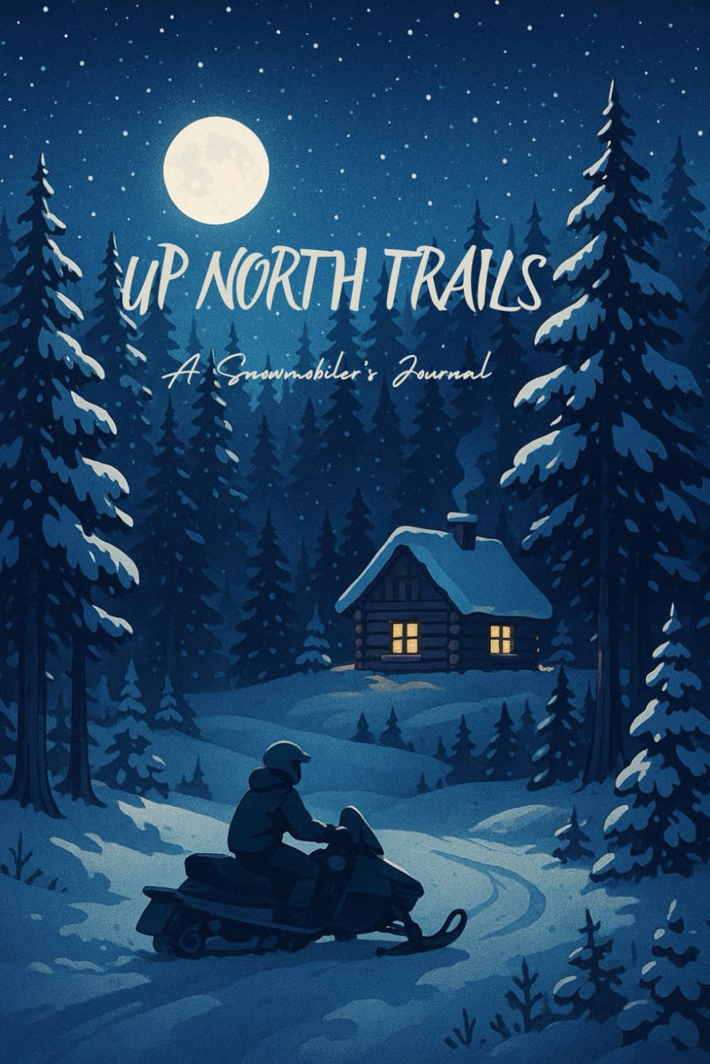 Up North Trails: A Snowmobiler’s Lined Notebook for Adventures, Cabin Life, and Northern Memories      Paperback – November 10, 2025