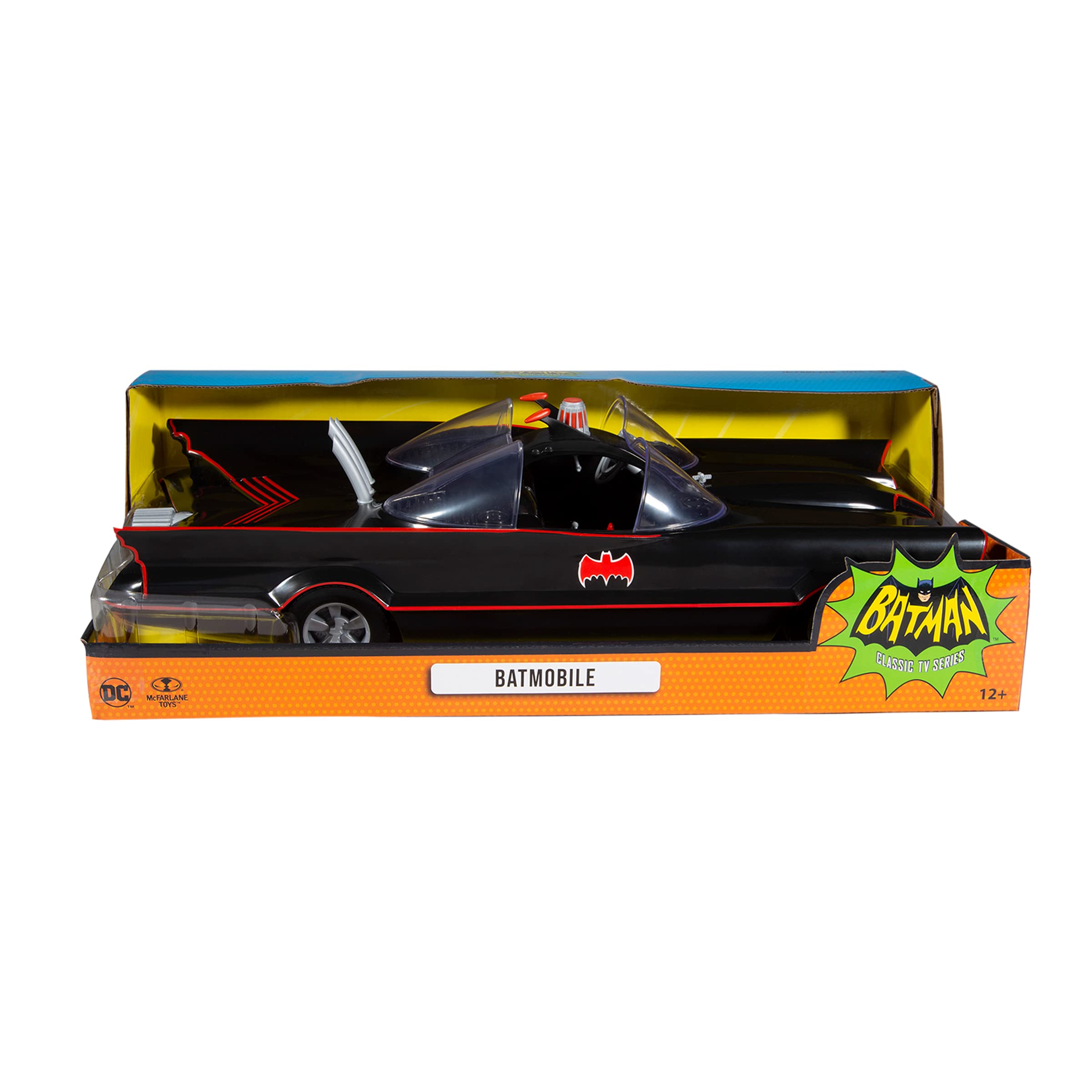 McFarlane Retro Fahrzeug Batman 66 Batmobile, 15708, Mehrfarbig
