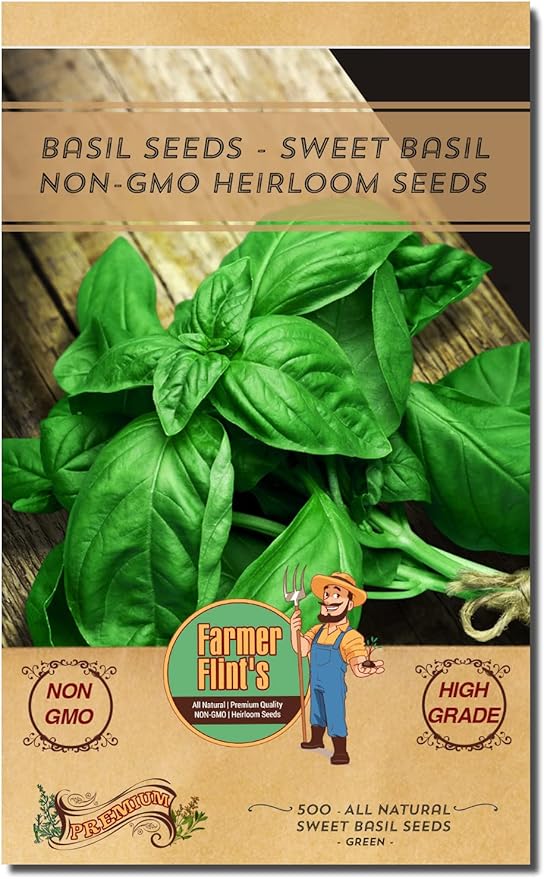 Sweet Basil Seeds Leafy Vegetable Seeds for Planting