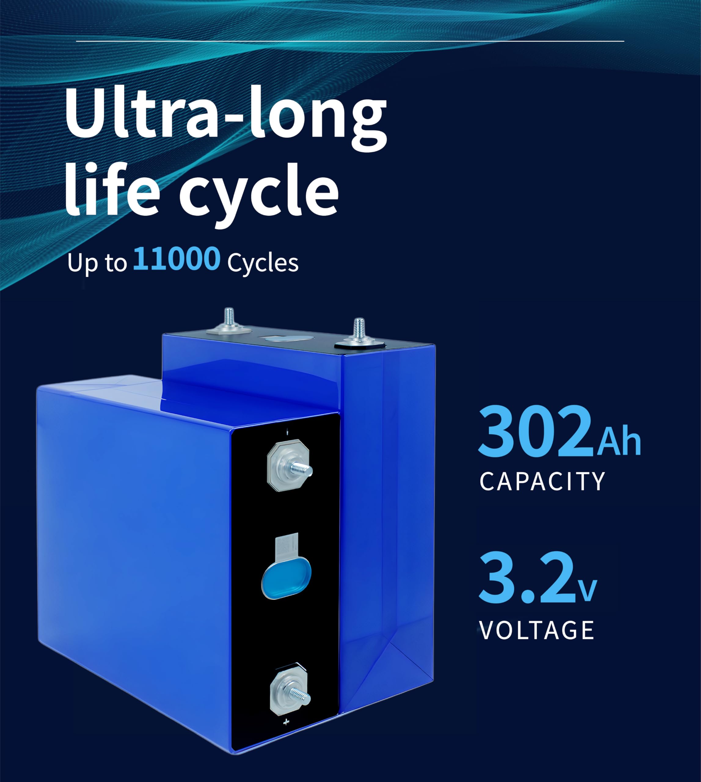 4 pièces Cellule prismatique LFP 3,2 V 302Ah Stockage d’énergie Solaire Batterie LiFePO4 Battery catl Lithium Fer Phosphate Piles