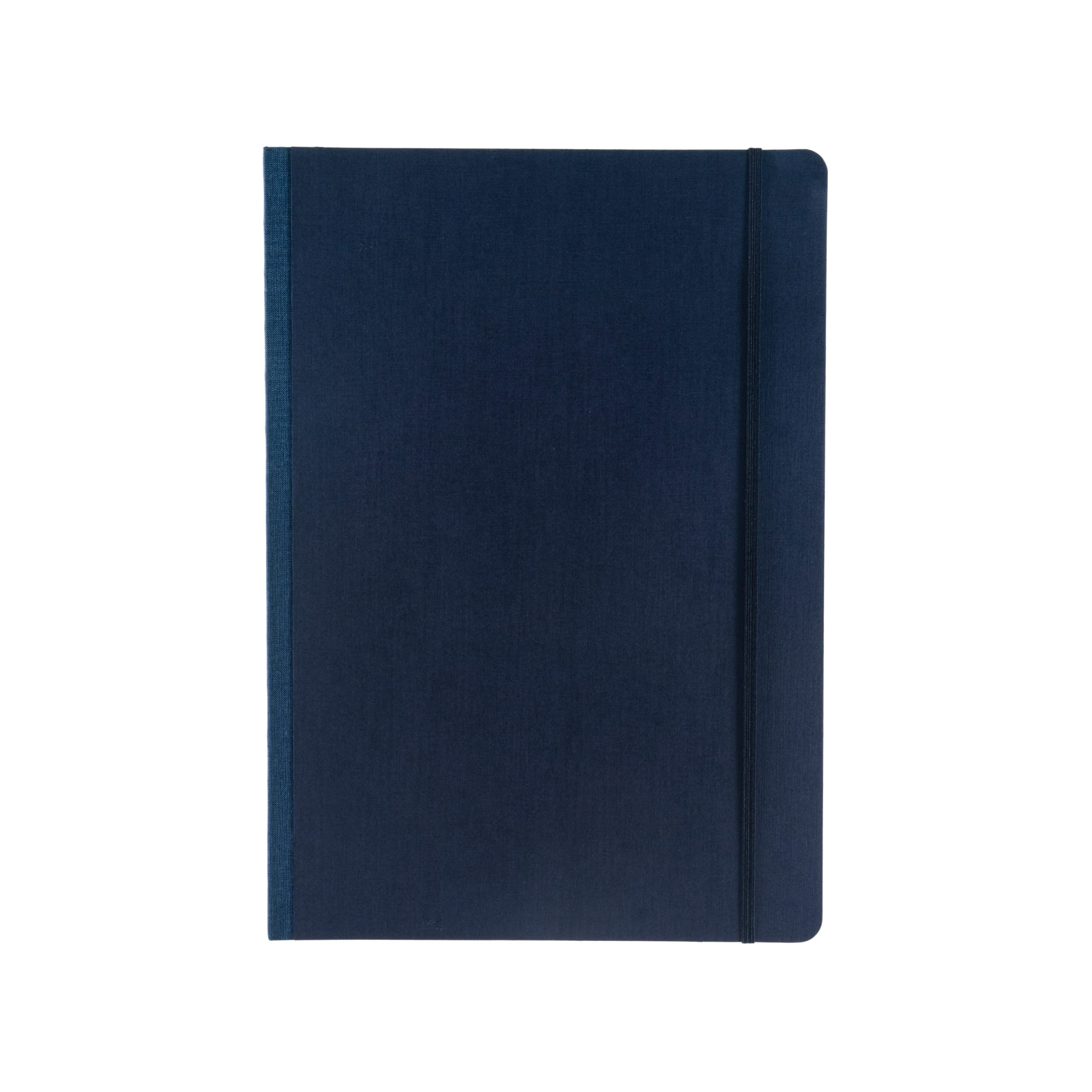 Carnet A4 Pois Fabriano Ecoqua Plus bleu marine pour organiser vos projets