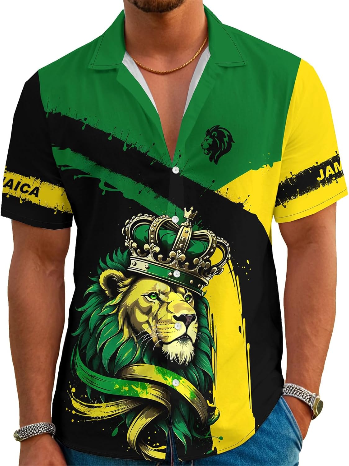 Hawaiian Shirts for Men Short Sleeve Casual Novelty Printed Hawaiian Shirt Button Down Aloha Shirts