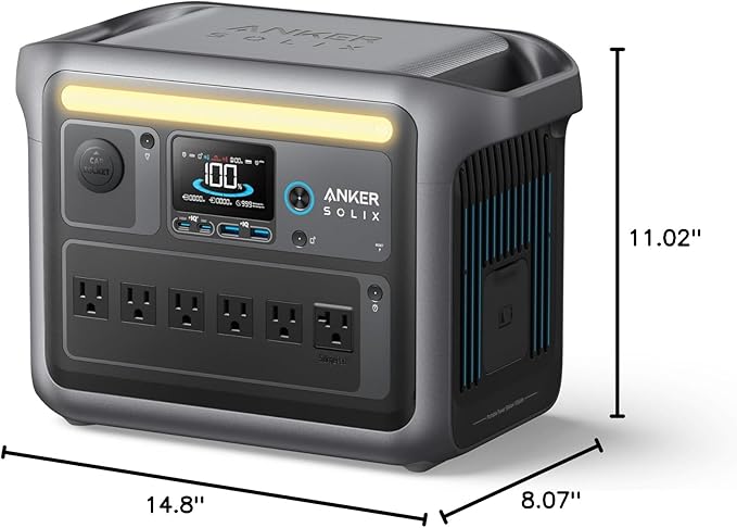 Anker SOLIX C1000 estación portátil 1800W solar miniatura 2