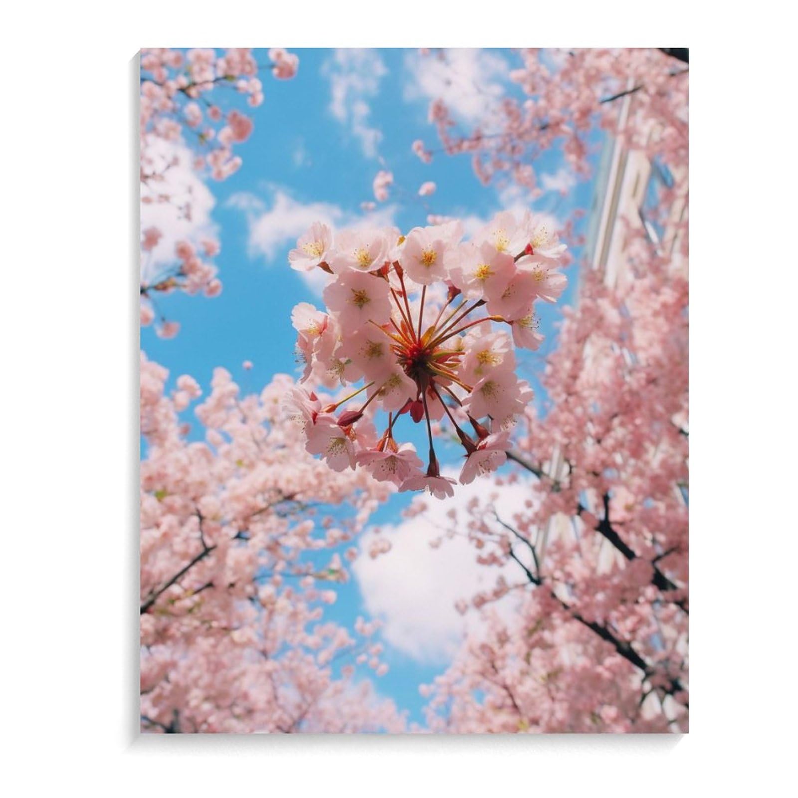 油絵 油彩 油彩画 絵 絵画【桜と菜の花咲く】 油絵 油彩 油彩画 絵 絵画 【桜と菜の花畑】 | HIROSHI1990
