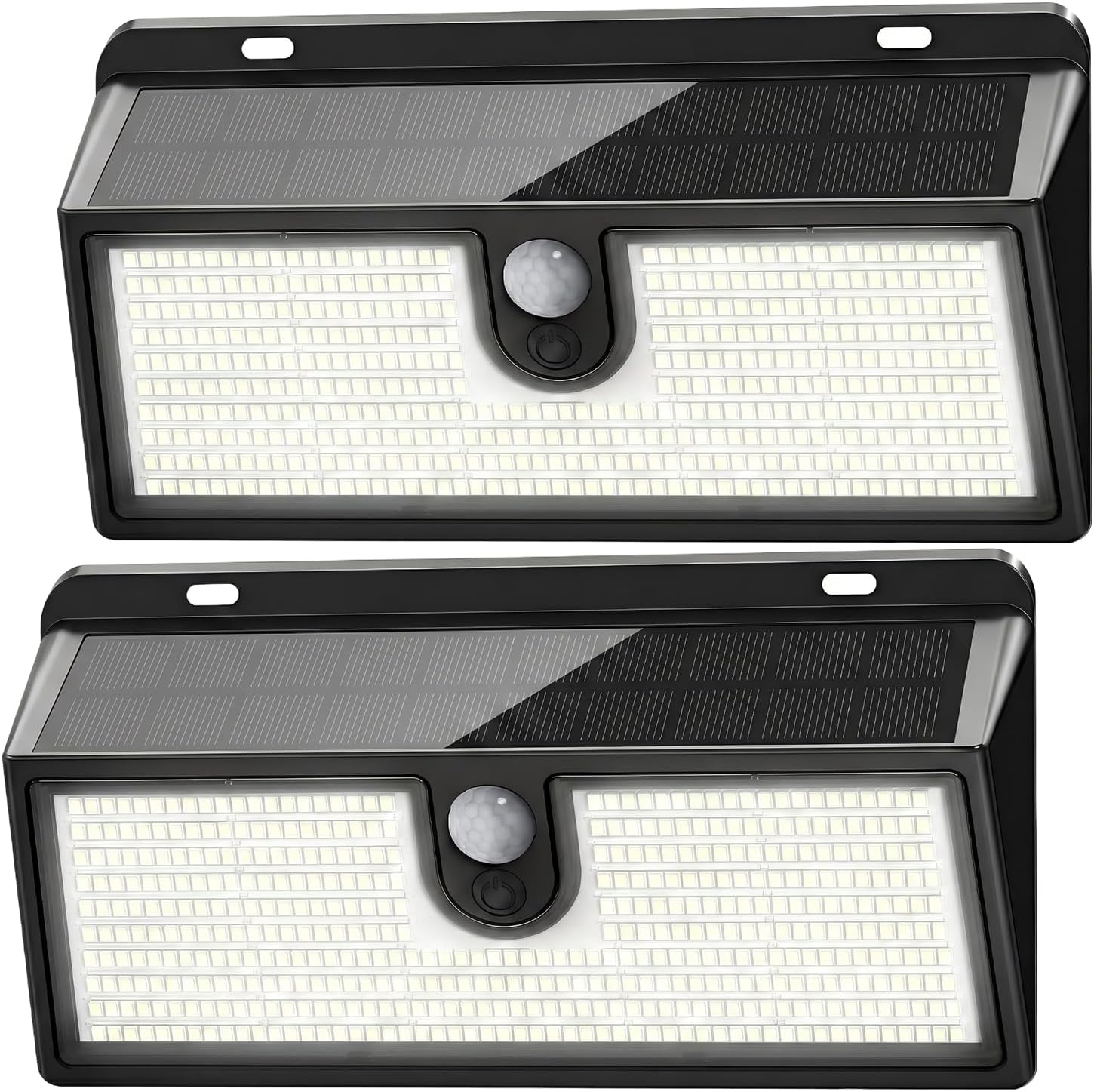 Solar Lights Outdoor, 452 LED 2000LM Ultra Bright Solar Motion Lights Outdoor, IP65 Waterproof Motion Sensor Outdoor Lights, 3 Modes Wireless Security Lights for Fence, Yard, Patio, Garage [2 Pack]