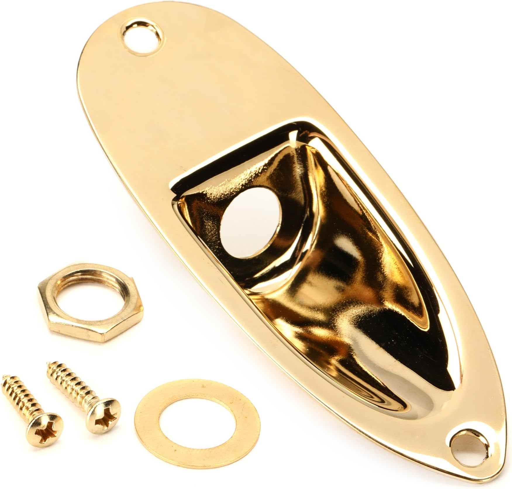 Fender Guitar Jack Plate Gold