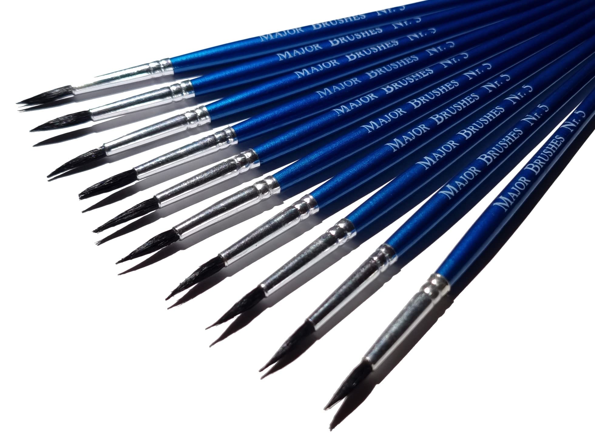 Major Brushes Imitation Squirrel Brushes Size 5 Pack Of 10