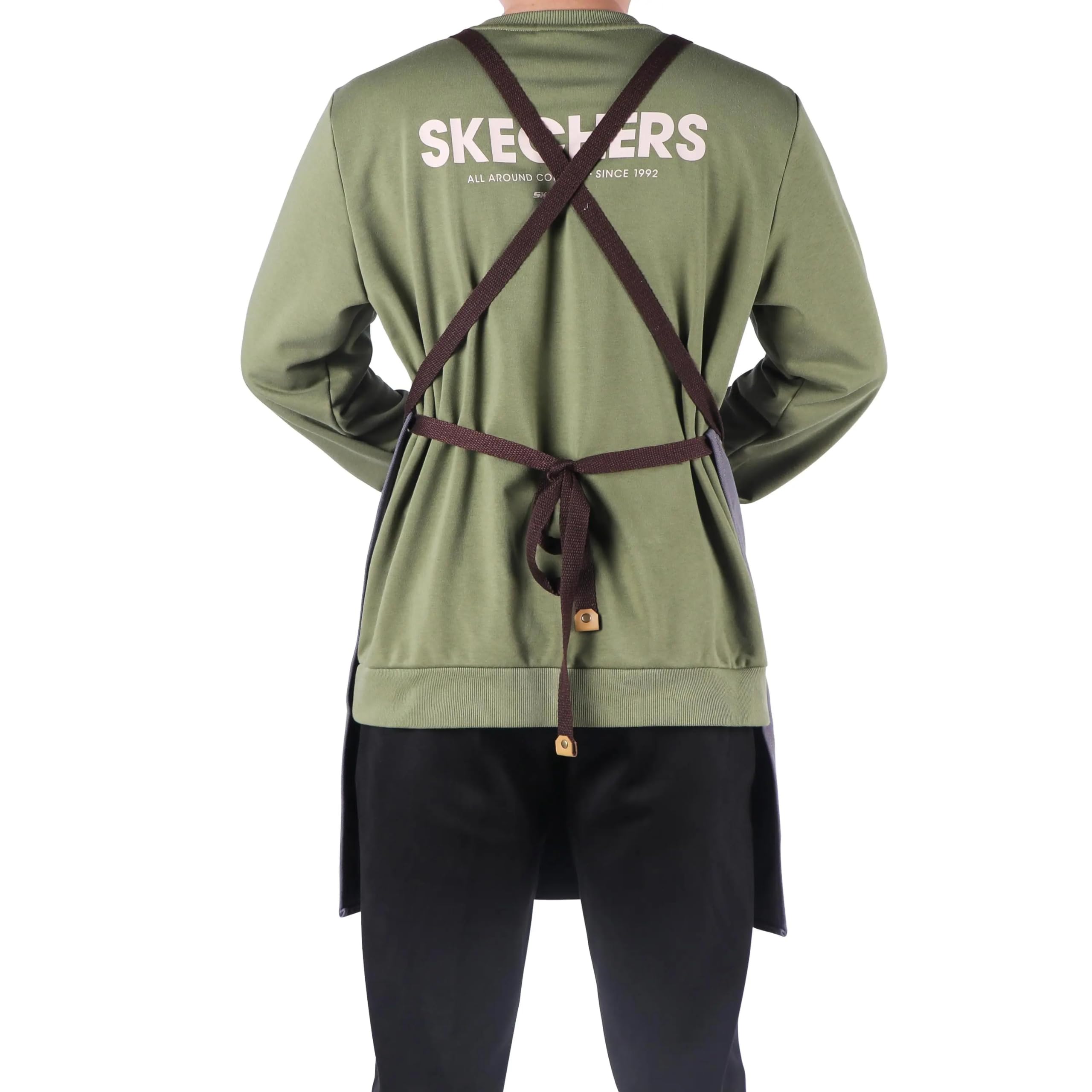 Delantal Cocina Baberos Delantal De Lona Resistente Toalla Colgante Diseño De Bolsillos Grandes Ajustable A Prueba De Cuerpo Unisex