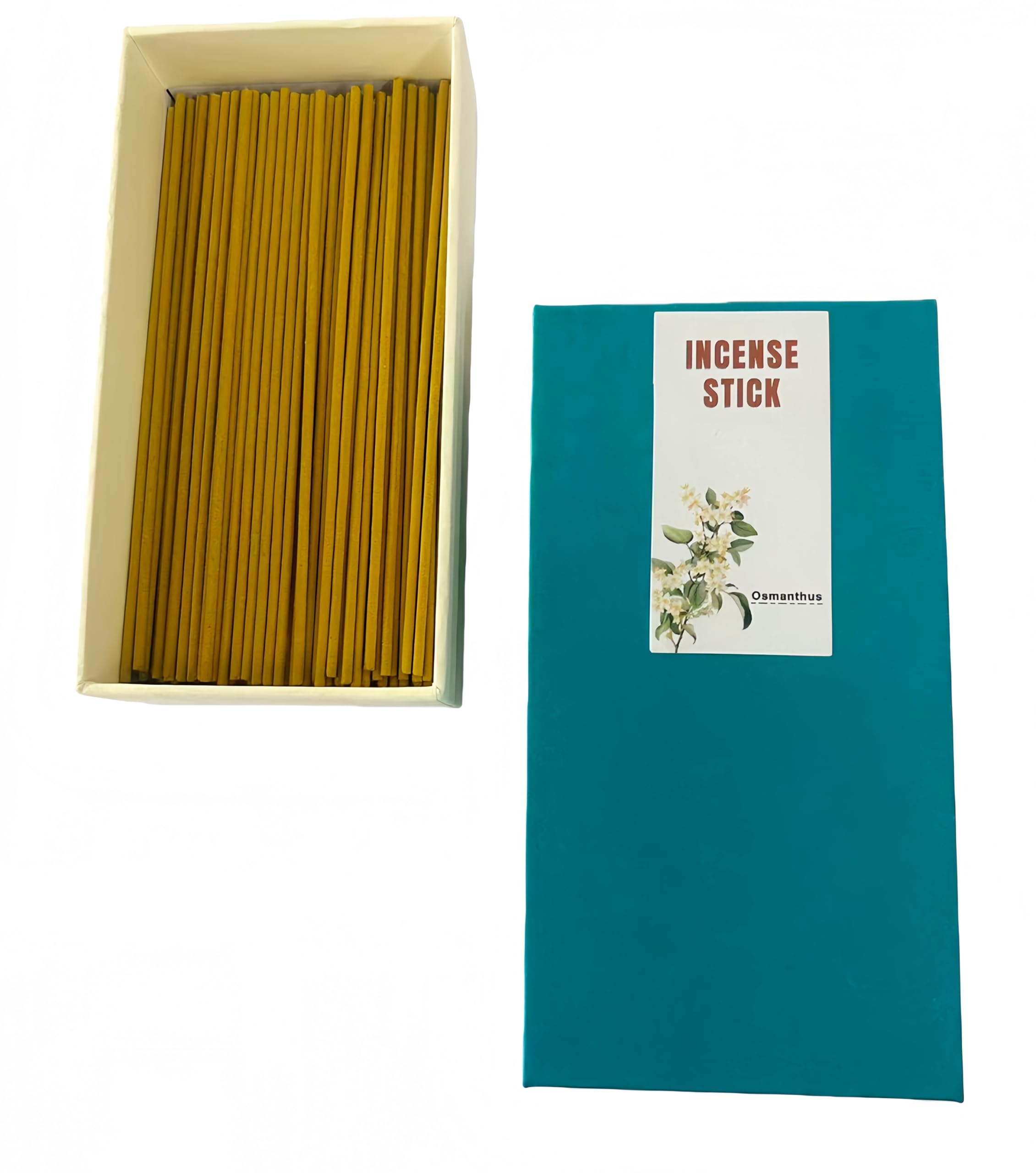 Japanese Style Incense Sticks Premium 80 PCS 4.7" Incense Sticks Holder(30 Min Burn Time) Osmanthus