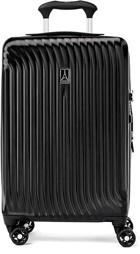 Travelpro Maxlite Air Hardside Equipaje expandible, 8 ruedas giratorias, policarbonato duro ligero, Negro -, Maxlite Air Hardside Equipaje