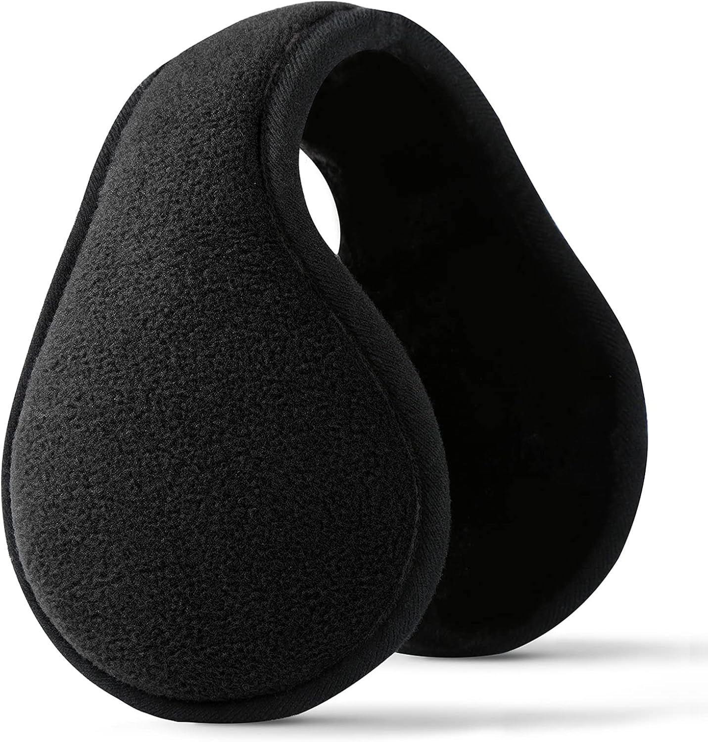 Ear Muffs For Winter Men Women, Fleece Ear Warmers Winter Warm Earmuffs For Cold Winters Adjustable Black 1