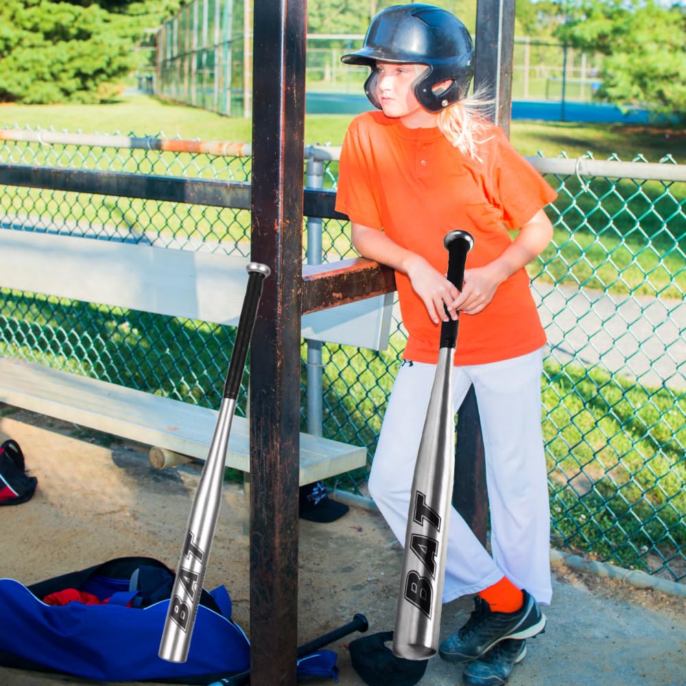 Batte de Baseball Aluminium 34 Pouces 86cm Batte Base-Ball Métal Antidérapante Adulte Pro Léger pour Exercice Joueurs Jeu Homme Femme 86 de Longueur Solide à la Mode