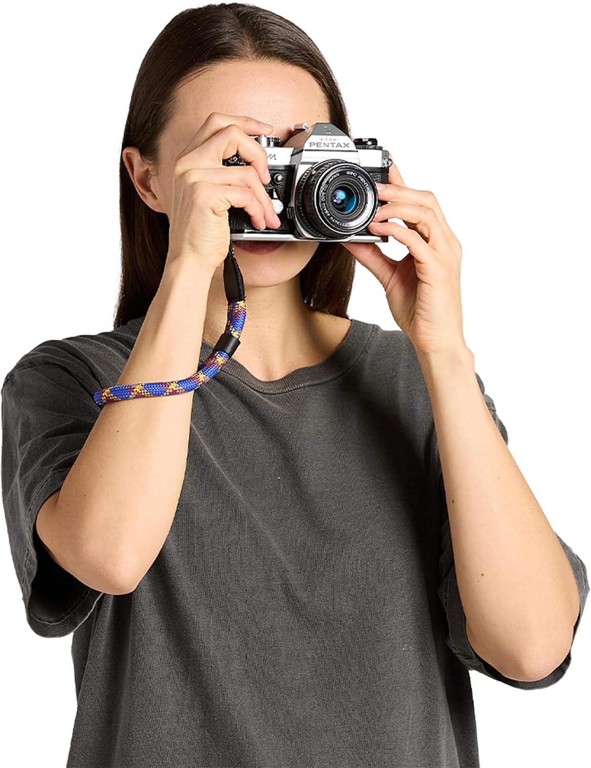 Nocs Provisions NocLoc Wrist Loop, Handheld Monoculars & Camera Strap Accessory with Quick‑Connect Tether - Lakeview Blue