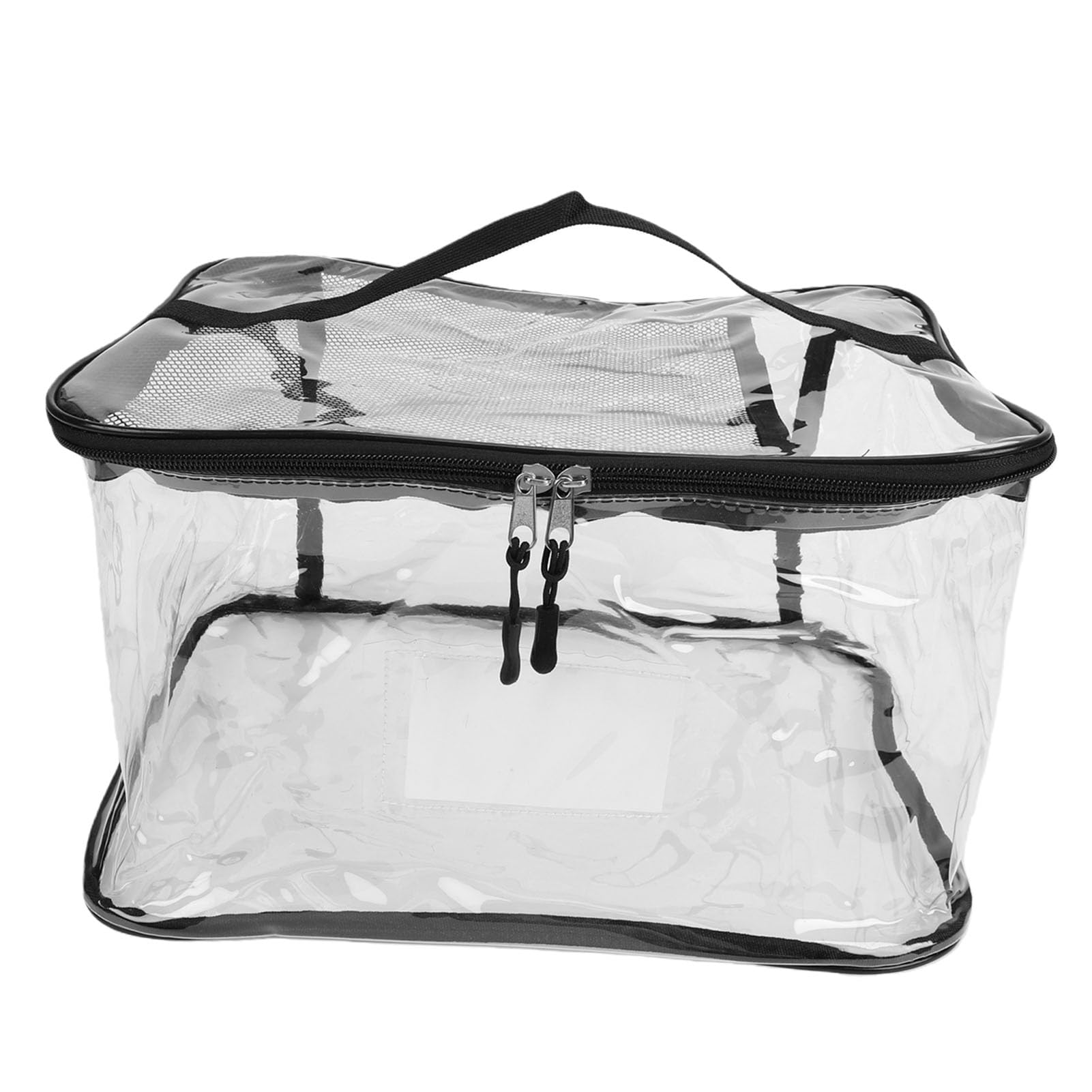 YUYTE Bolsa de Almacenamiento de Juguetes Transparente Organizador de Bloques de Construcción para Niños con Asas con Cremallera a Prueba de Polvo de PVC Transparente para Juguete