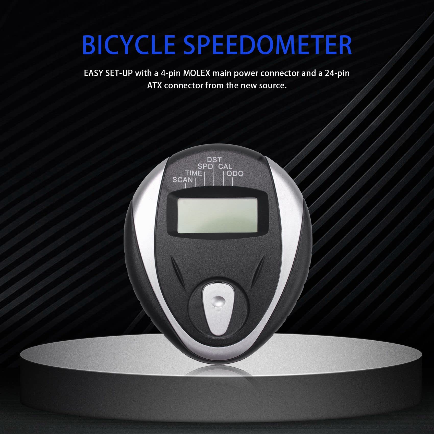 Compteur Pour Vélo D'exercice / Rameur - Moniteur LCD Vitesse, Distance, Calories, Temps