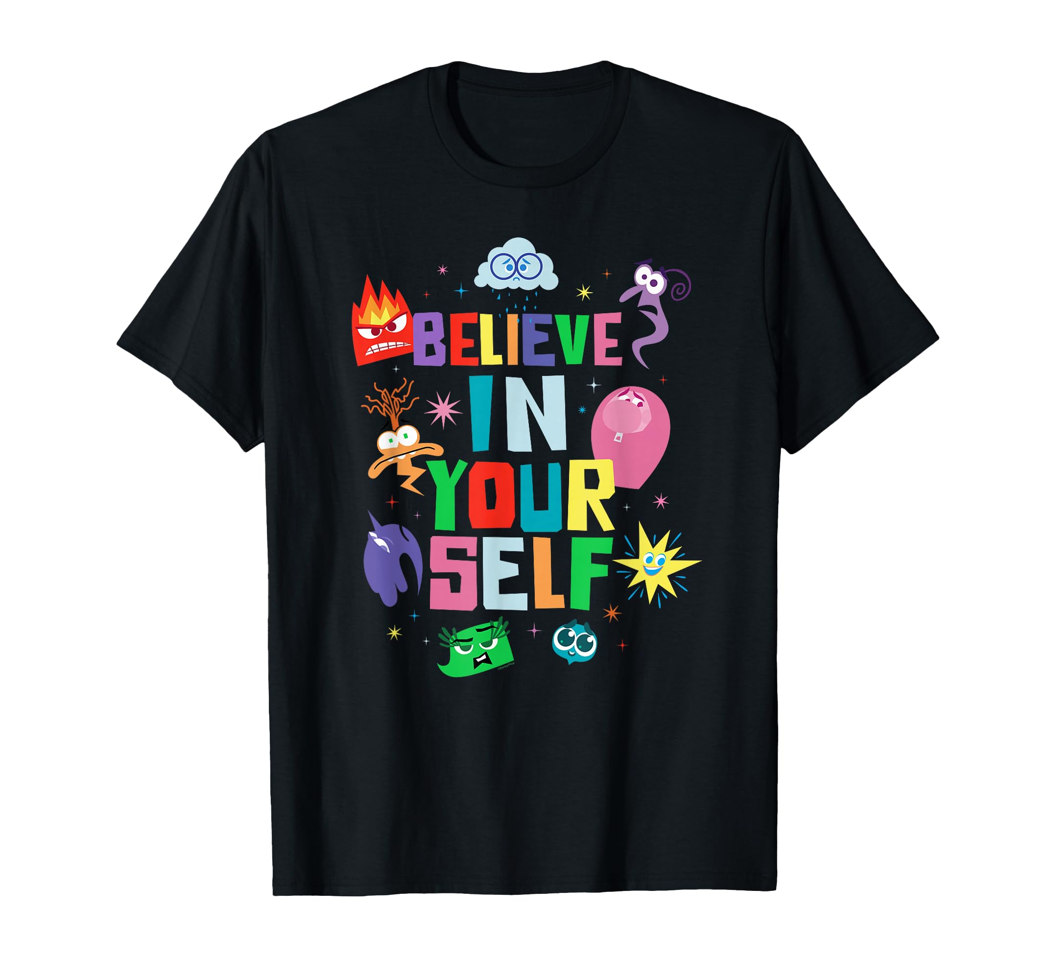 Disney and Pixar’s Inside Out 2 Emotions Believe in Yourself T-Shirt