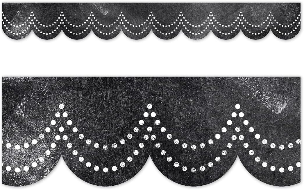 CTP Chalk It Up! Dotted Scallops Bulletin Board Border (Creative Teaching Press 10909)