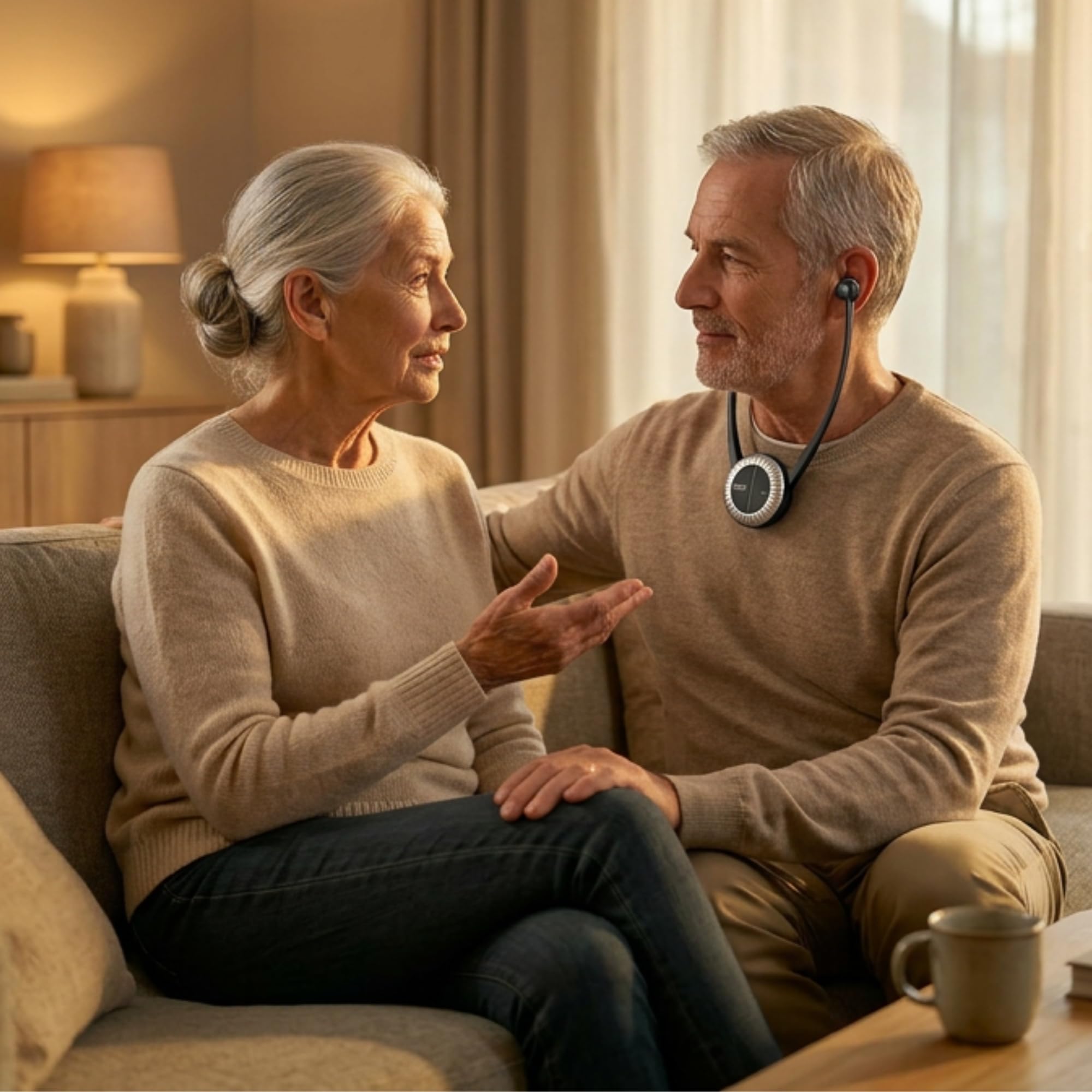 Humantechnik écoute TV Casque stéthoscopique Earis Premium, Amplification d’écoute Jusqu’à 120 DB, Aide auditive