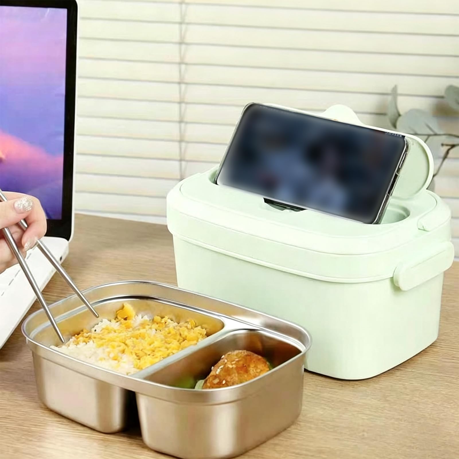 Cordless Heated Lunch Box 1.5L, Fast Heating