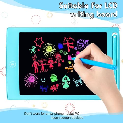 Miniatura 2 de Juego de lápiz óptico de repuesto y cordón para tableta de escritura LCD de 4.7 pulgadas, almohadillas de pintura para niños, tablero de garabatos