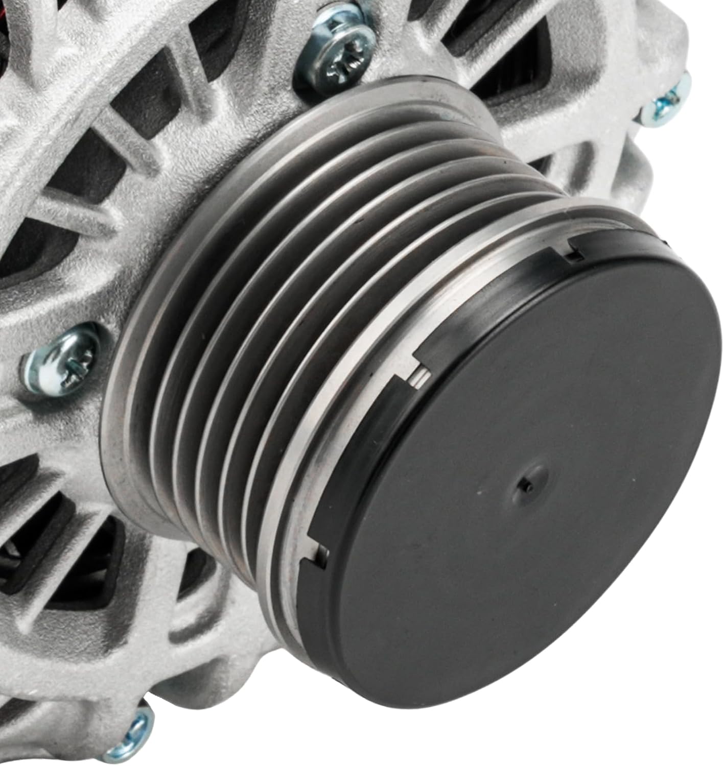 PHILTOP Alternator Compatible With Nissan for 2013-2018 Altima 2.5L Sedan (Mitsubishi Unit; 110 Amp) 11657N 12V CW 6-Groove Pulley