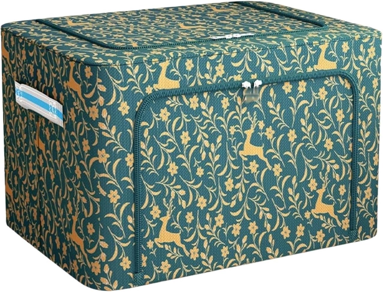 Storage Bag for Clothes Bedding Collapsible Organizers for Clothing with Handle Storage BagContainer Bin for Bedding Pillow Storage Container(G,66L)