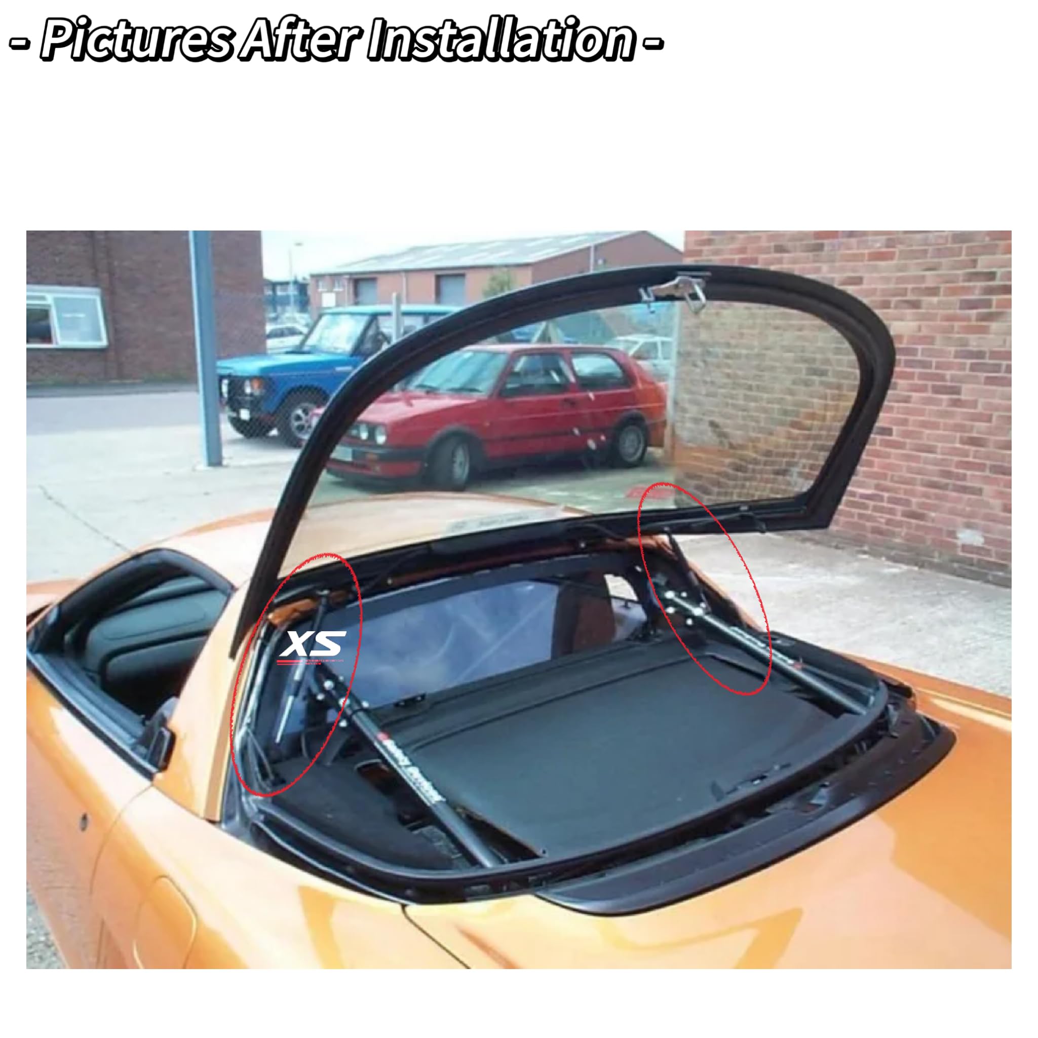 Amazon.com: TSUBASA Rear Window Glass Struts for Acura NSX NA1 NA2