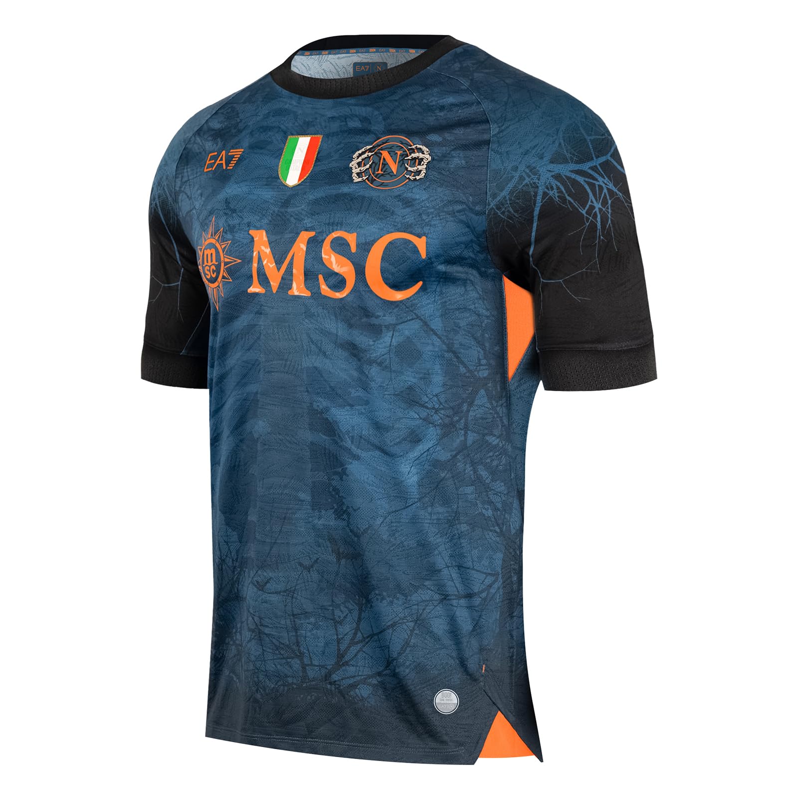 SSC Napoli Maglia Gara Halloween + Gymsack Ea7 T-Shirt Unisex - Adulto (Pacco da 1)