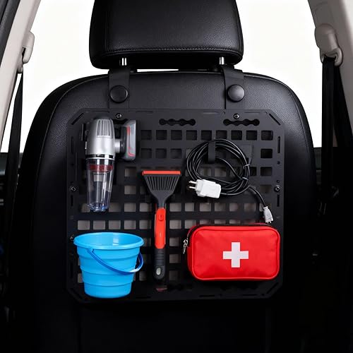 Miniatura 5 de Panel de almacenamiento modular para camión, organizador de almacenamiento de carga con rieles en L, organizador de almacenamiento de carga, estante