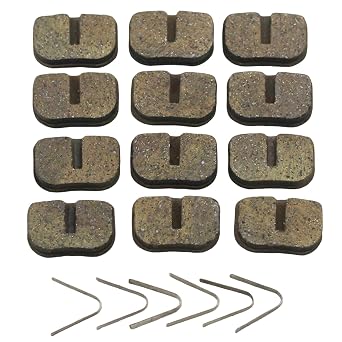 Mini Bike Brake Pads Compatible for 79cc 97cc 100cc 105cc 2.8hp Coleman CT100U CC100X Motovox MBX10 Baja Doodle Bug DB30 Monster Moto MMB80 MMB105
