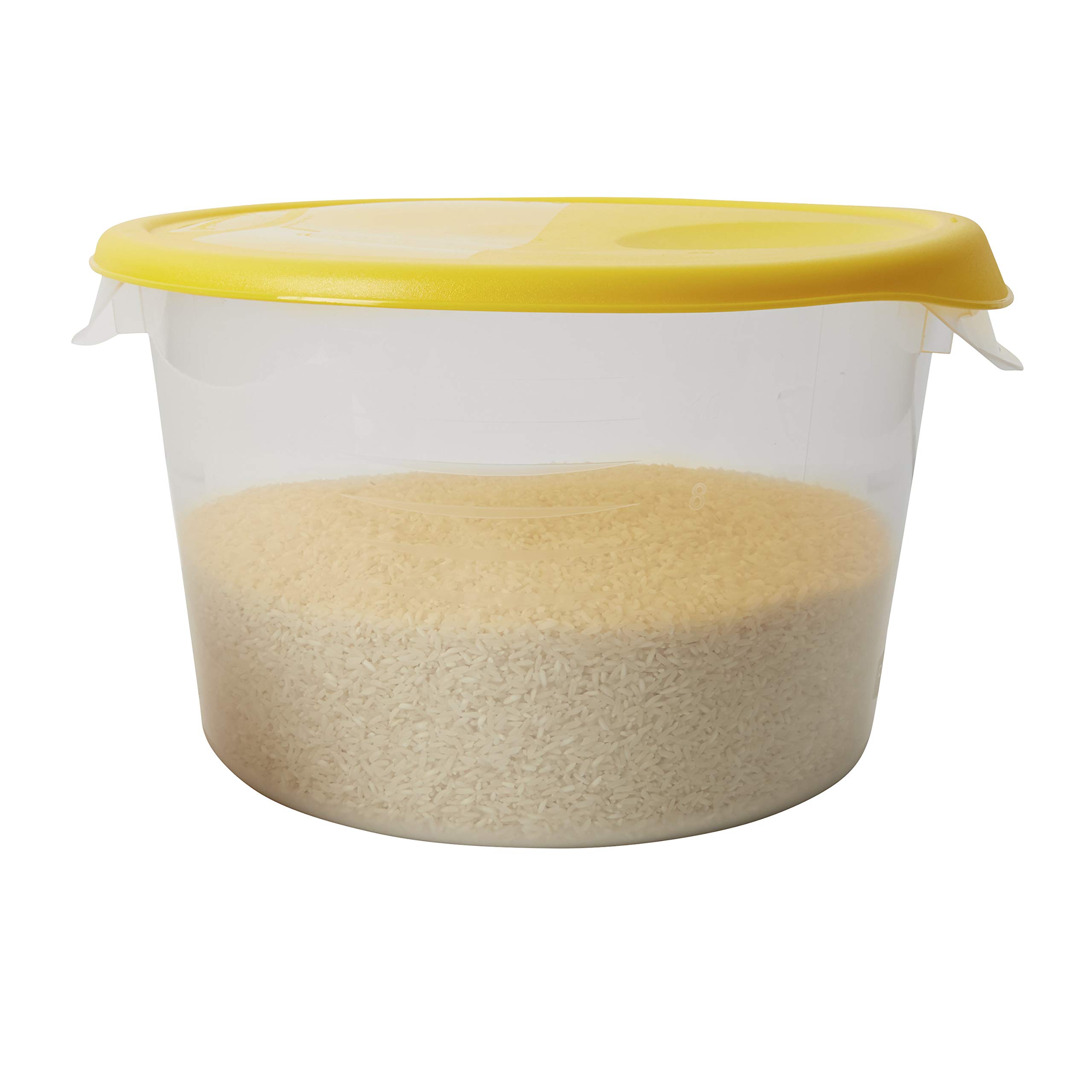 Couvercle Rigide 1/3 Gastronome Rubbermaid FG121P86CLR - Avec Encoche Ustensiles, Transparent NSF