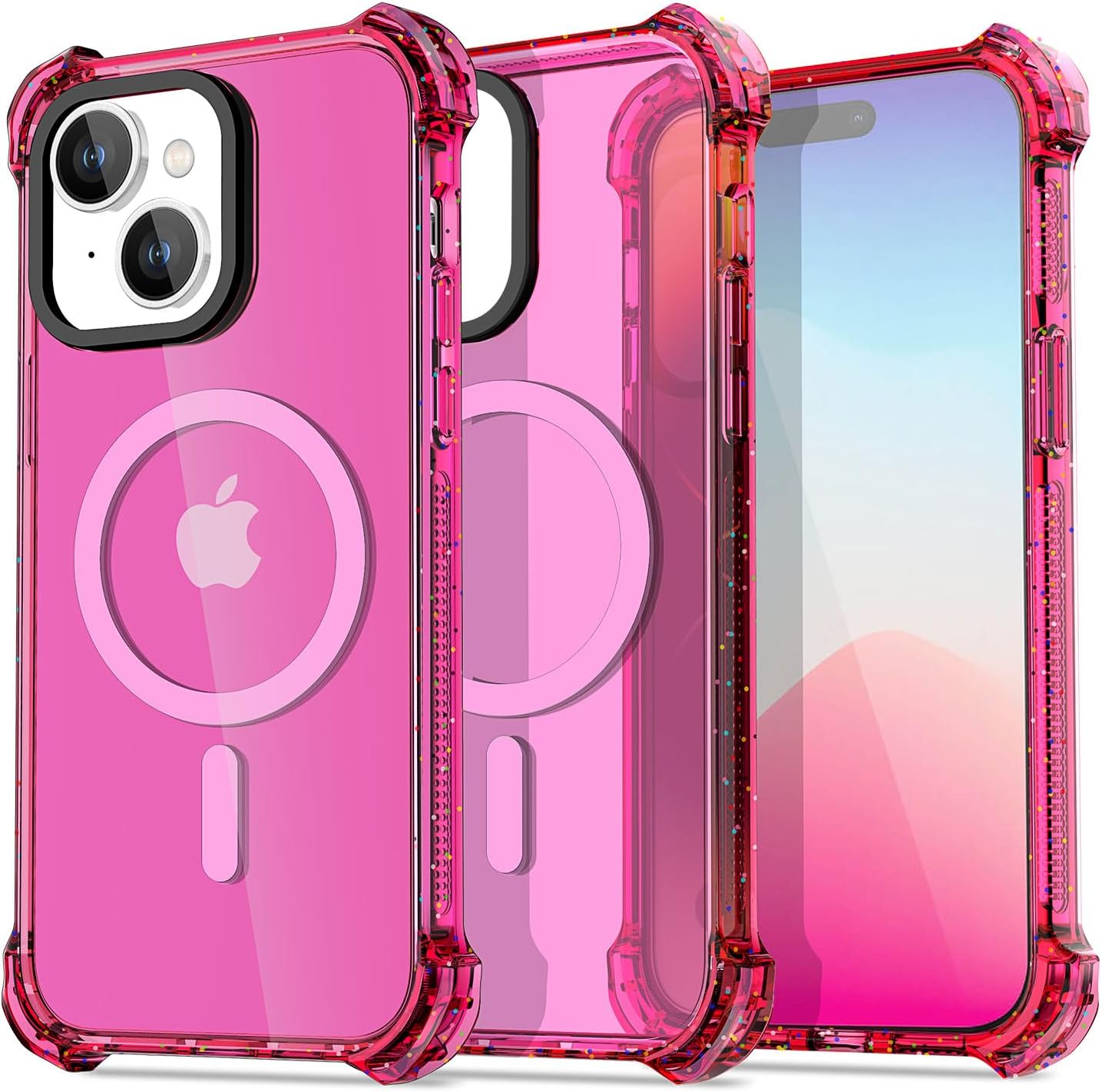 AICase Custodia Trasparente Per Phone 12/Phone 12 Pro Con Cerchio Magnetico Integrato Per Phone 12 Phone 12 Pro 6 1 Pollici 2020