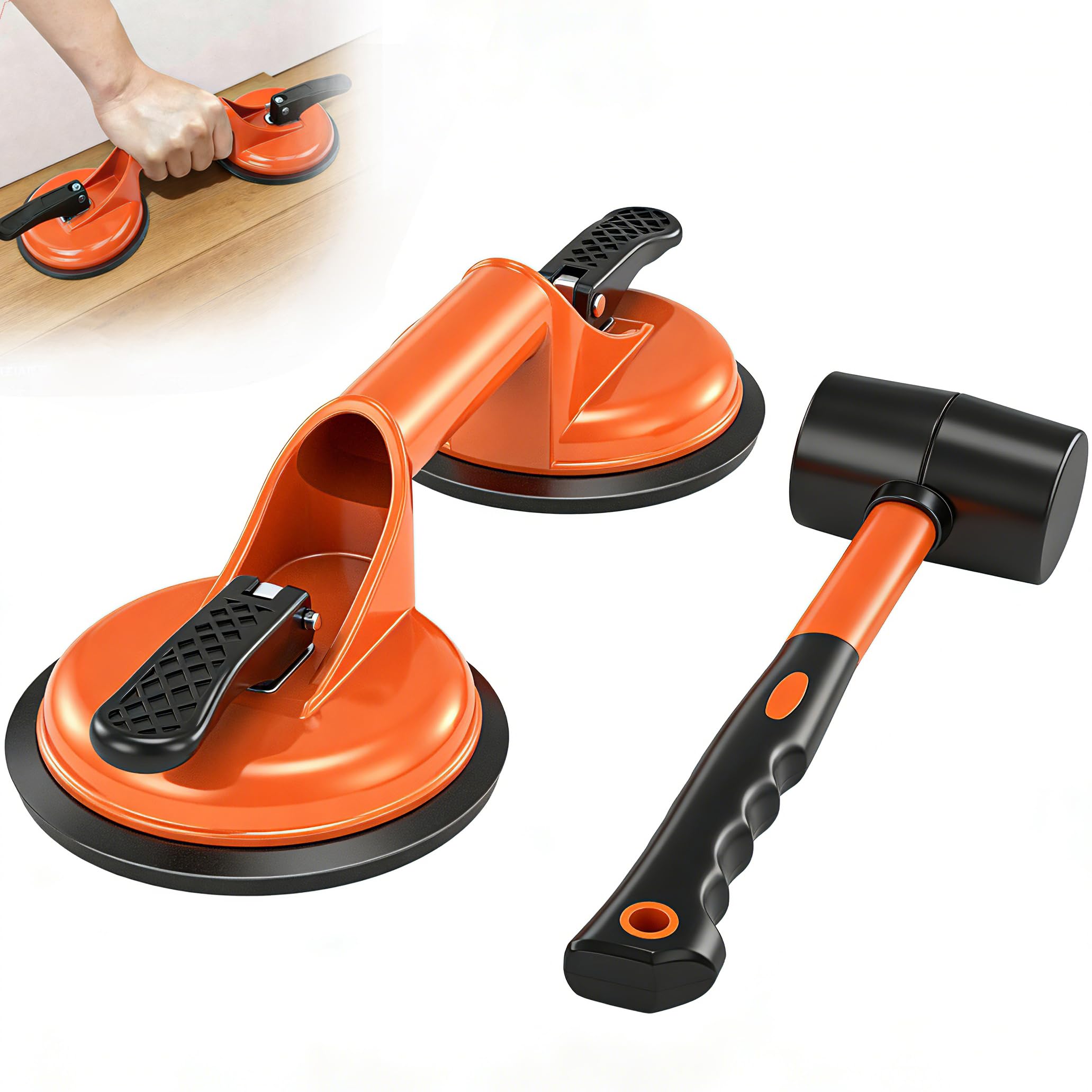 Kit de réparation de l'écart de plancher stratifié avec maillet