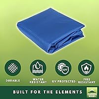 Vista 7 de Garden Winds Cubierta superior de toldo de repuesto para Garden Treasures SS-909E-1 Swing - RipLock 350 - True Navy