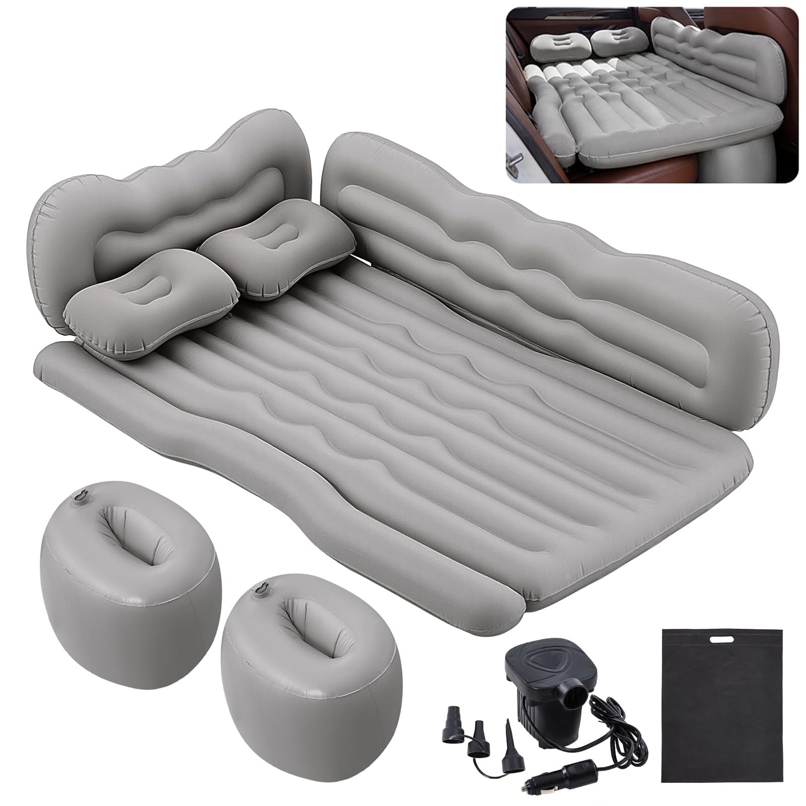 Car Inflatable Mattress, for Toyota Proace City Verso LWB 2020-2026
