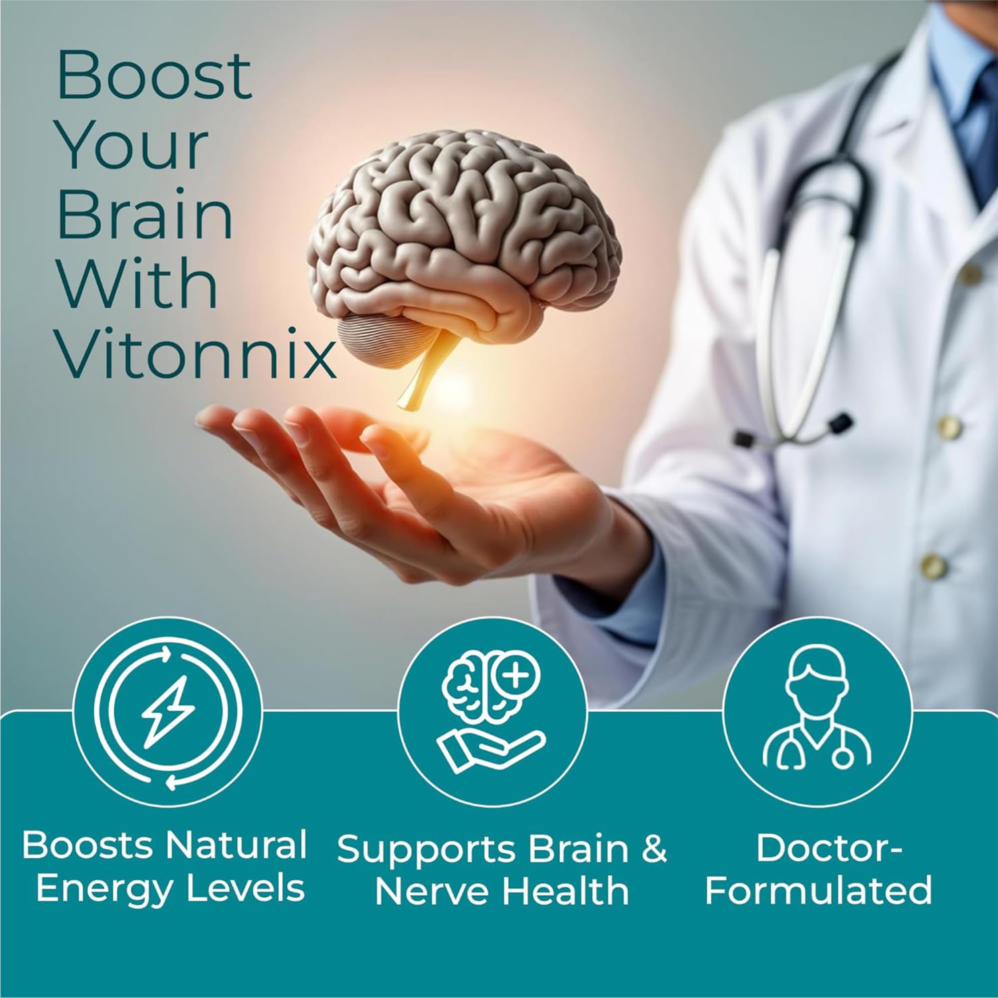 Vitamin B12 | Under the Tongue Sublingual Spray | Helps Relieve Numbness, Tingling Sensation & Brain Fog | For Memory, Brain, Heart & Nervous System | 20ml | 1 Month Supply — Amazon image 2