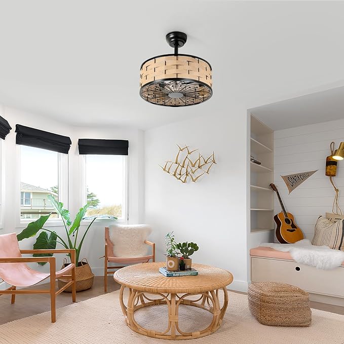 Ventilador de Techo 18.9 Pulgadas Con Luz Control Remoto 6 V miniatura 7