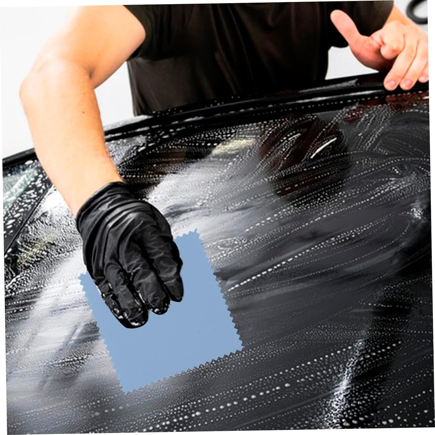 10pcs Microfiber Car Wax Applicator Towels Buffing Polishing Cloths for Automotive Cleaning